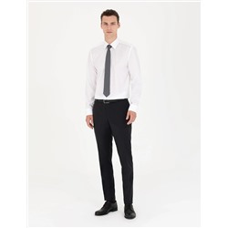Beyaz Slim Fit Uzun Kollu Klasik Gömlek