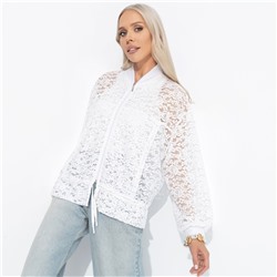 Бомбер кружевной, Эпичный шик (white)