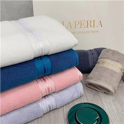 Лаперла полотенце набор 128¥ Египетский хлопок  Размер: 34*76см 2шт      70*150см 1шт