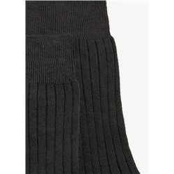 Kurze gerippte Herrensocken mit Cashmere