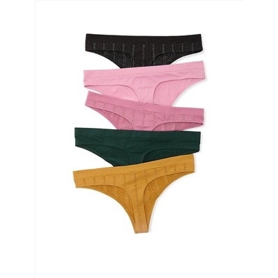 Victoria's Secret 5-Pack Seamless Thong Panties
