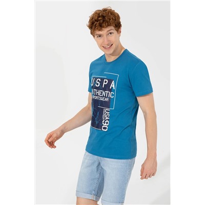 Erkek Petrol Bisiklet Yaka Tişört