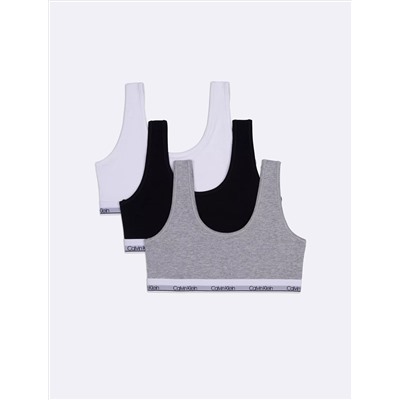Girls Modern Cotton 3-Pack Bralette