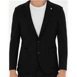 Siyah Ekstra Slim Fit Blazer Ceket