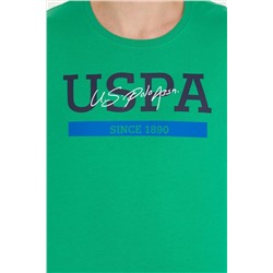 Erkek Yeşil Bisiklet Yaka Tişört