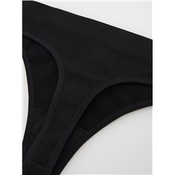 Slips aus Rippstrickjersey