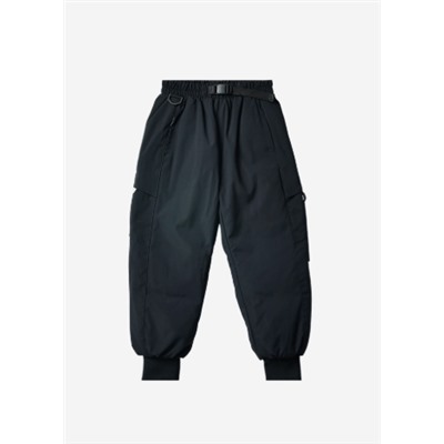 Теплые водонепроницаемые штаны с пухом для мальчиков и девочек