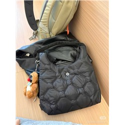 Стеганая сумка с вышивкой бренда   LULULEMO*N