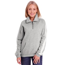 Damen Sweatshirt mit Troyerkragen