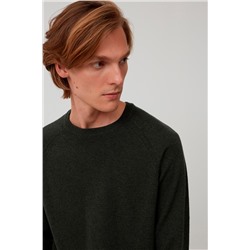 Jersey de lana y cachemir Caqui