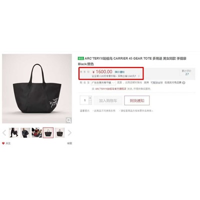 Шопер Arc’teri*x