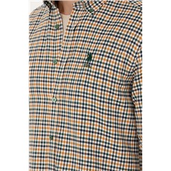 Erkek Yeşil Uzun Kollu Gömlek