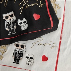 Футболка Karl Lagerfeld  Коллекция 2024  Состав 95% хлопок, 5% спандекс