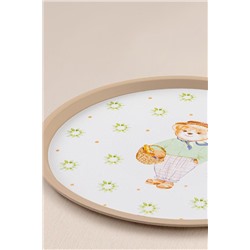 Liana Ayı Bear Yuvarlak Tepsi