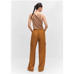 EXCLUSIVO ONLINE  Pantalón cargo fluido