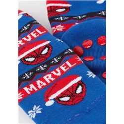 Stoppersocken mit weihnachtlichem Marvel-Motiv für Kinder