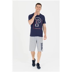 Erkek Lacivert Bisiklet Yaka Tişört