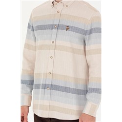 Erkek Camel Uzun Kollu Gömlek