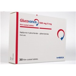 Glucovance 500mg для снижения уровня сахара в крови