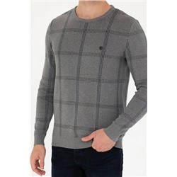 Erkek Gri Melanj Kazak