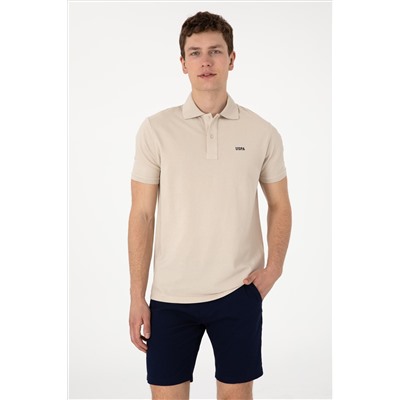Erkek Regular Fit Polo Yaka Taş Basic Tişört
