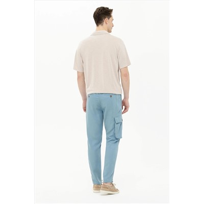 Erkek Mint Kanvas Pantolon