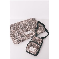 Funda ordenador nylon animal print
