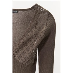 KNIT V-NECK TOP