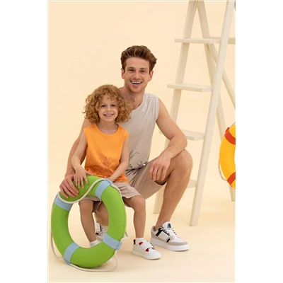 Çocuk Turuncu Atlet Tişört