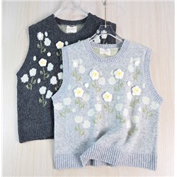 Стильный повседневный жилет-свитер