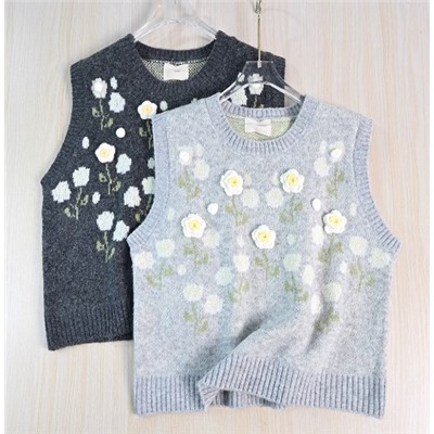 Стильный повседневный жилет-свитер