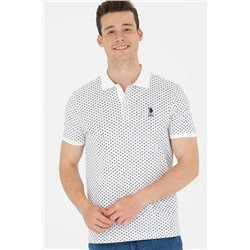 Erkek Beyaz Polo Yaka Tişört