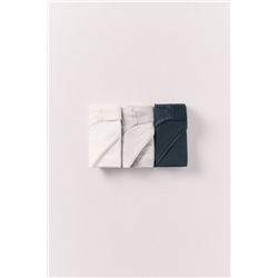 Pack 3 tangas tira algodón logo