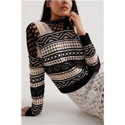 Jersey crochet semitransparente