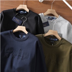 Тёплая зимняя толстовка свитшот внутри с флисом   Pol*o Ralp*h Laure*n