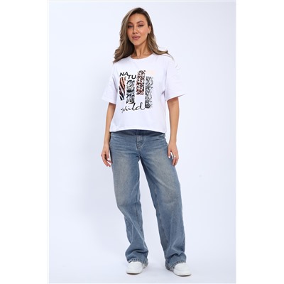 Футболка женская Modellance c принтом 32077