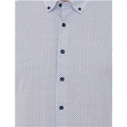 Lacivert Slim Fit Uzun Kollu Gömlek