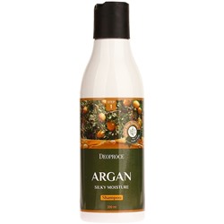 DEOPROCE ARGAN SILKY MOISTURE SHAMPOO Увлажняющий шампунь для волос с маслом арганы 200мл