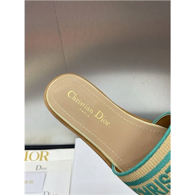 Женские шлепки на плоской подошве 4 цвета ДИО*Р