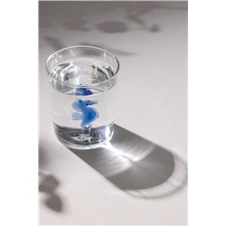 Violet Borosilikat Cam Bardak - Mavi - 350 ml