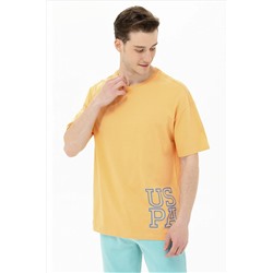 Erkek Kavun Oversize Bisiklet Yaka Tişört