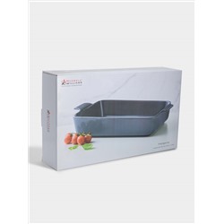 Форма для запекания, 36х24 см, фарфор P, прямоугольная, синяя, Indulgence