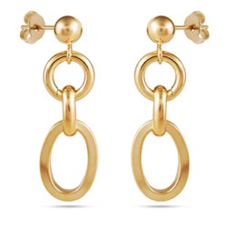 Серьги (покрытие золото), Есть комплект