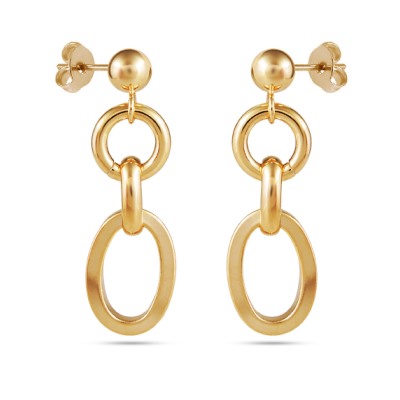 Серьги (покрытие золото), Есть комплект