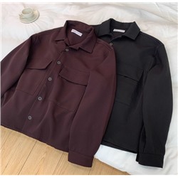 Мужская свободная широкая куртка-рубашка, БЕРШК*А