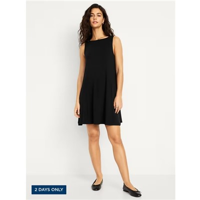 Sleeveless Mini Swing Dress