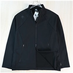 Мужская спортивная куртка из мягкого флиса с воротником-стойкой