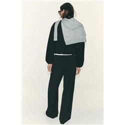 WIDE-LEG TROUSERS WITH DOUBLE WAISTBAND