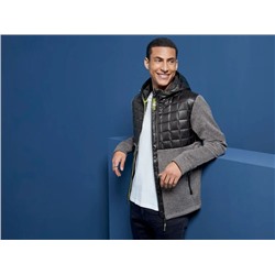 LIVERGY® Jacke Hybrid Herren, körpernah geschnitten