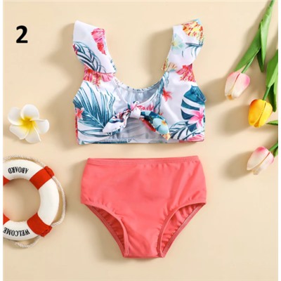 Купальник для девочек. 7 разных моделей (80-120)